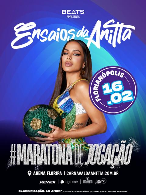 Cartaz do evento Ensaios da Anitta